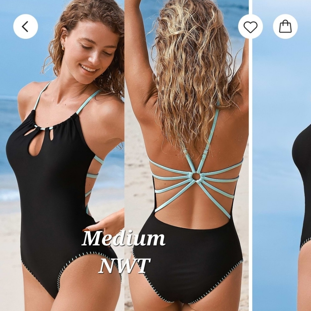 CUPSHE AQUA TIDE SWIMSUIT